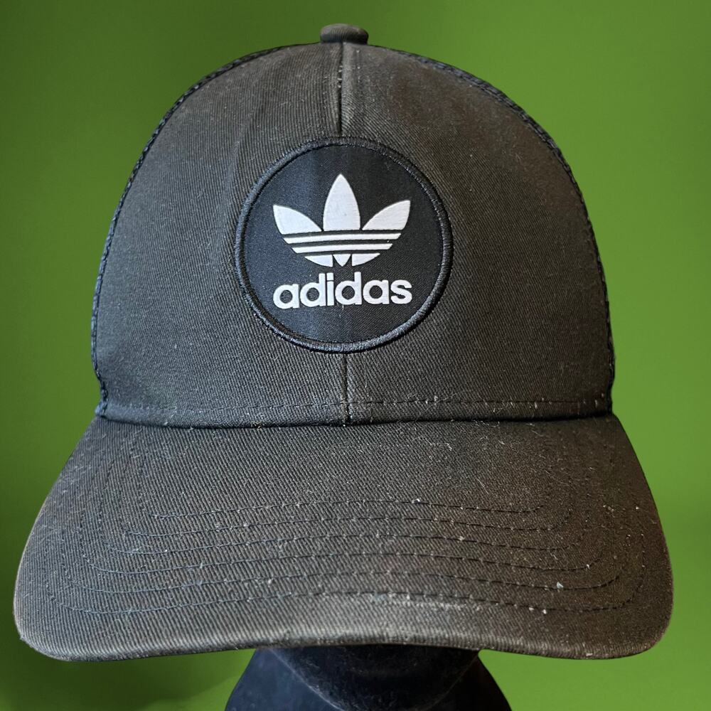 ADIDAS Mesh Dad Trucker Hat Adjustible Golf Swim Summer Has Fade Athletic Sports
